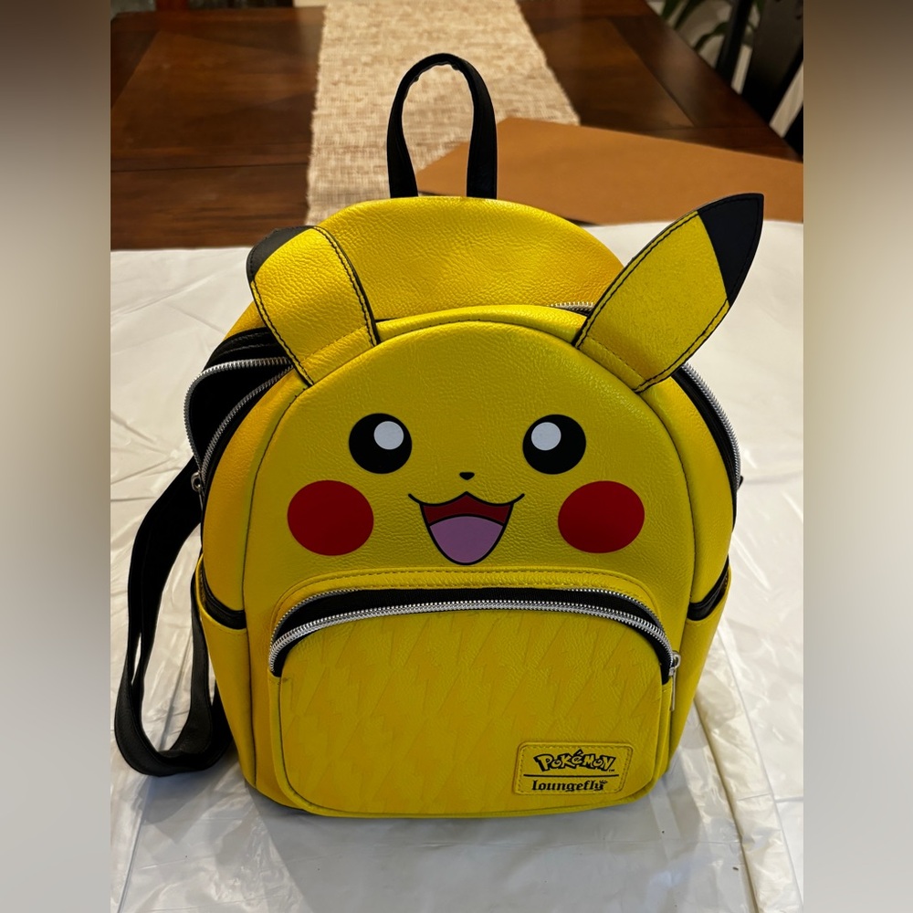 Pikachu Kids Backpack - Yellow